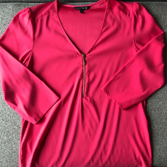 Express Tops - Express 3/4 Sleeve Blouse